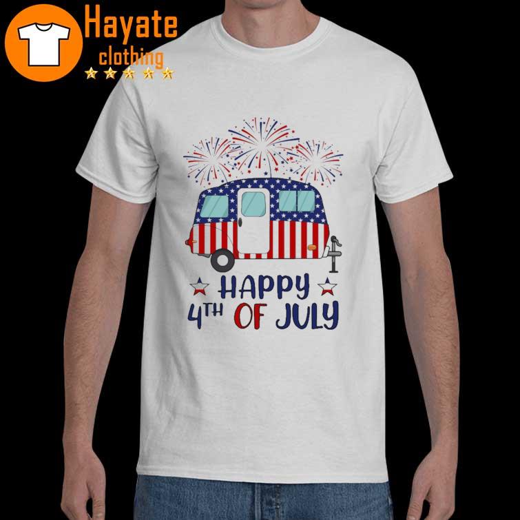 Camp America Happy 4th of July shirt