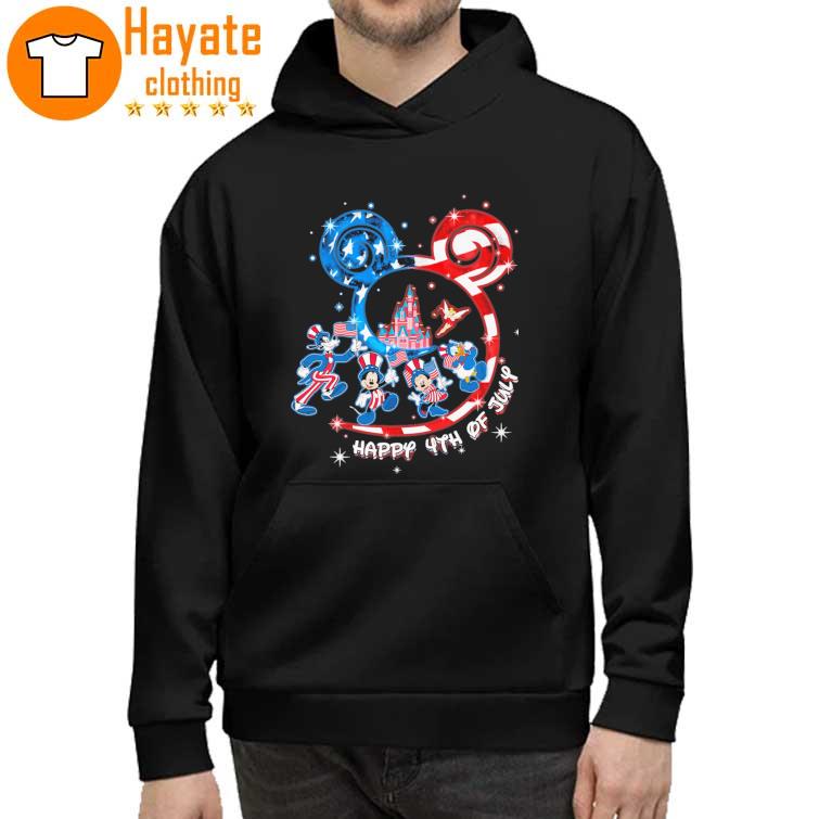 Mickey Mouse America Happy 4th of July hoddie
