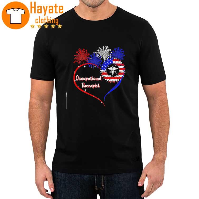 Occupational therapist happy 4th of July shirt