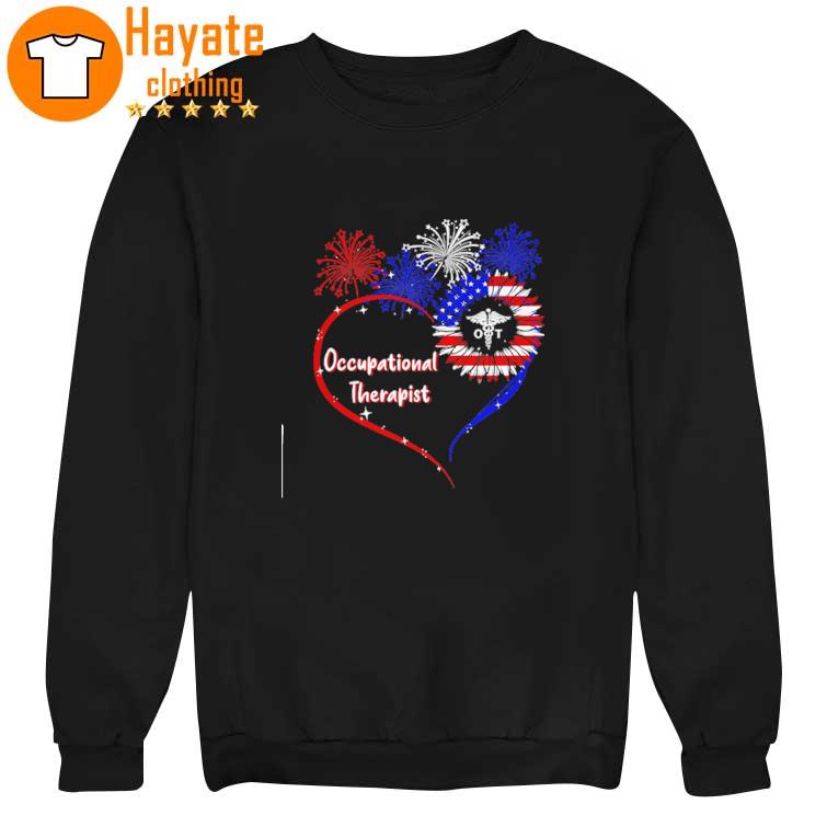 Occupational therapist happy 4th of July sweater