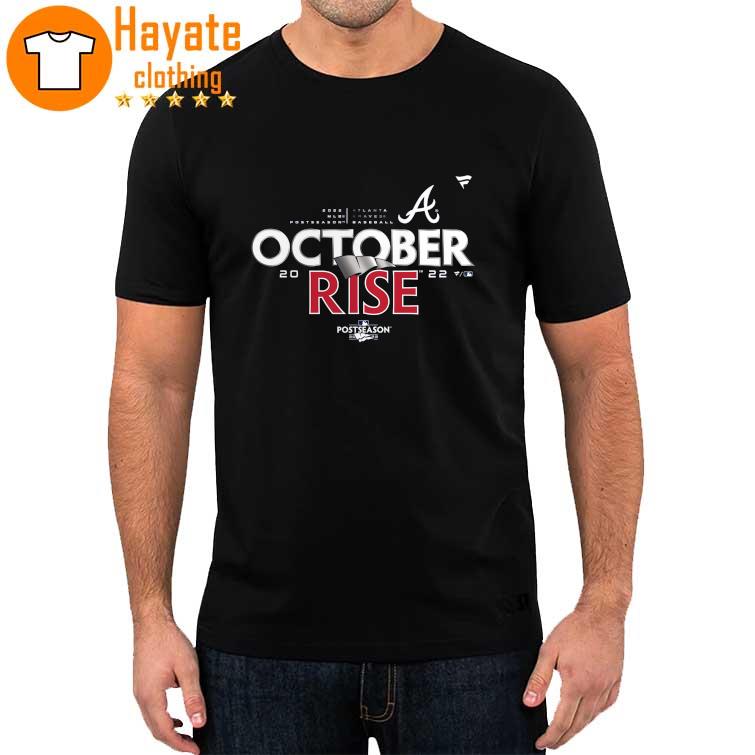 Atlanta Braves Fanatics Branded Navy 2022 Postseason Locker Room shirt