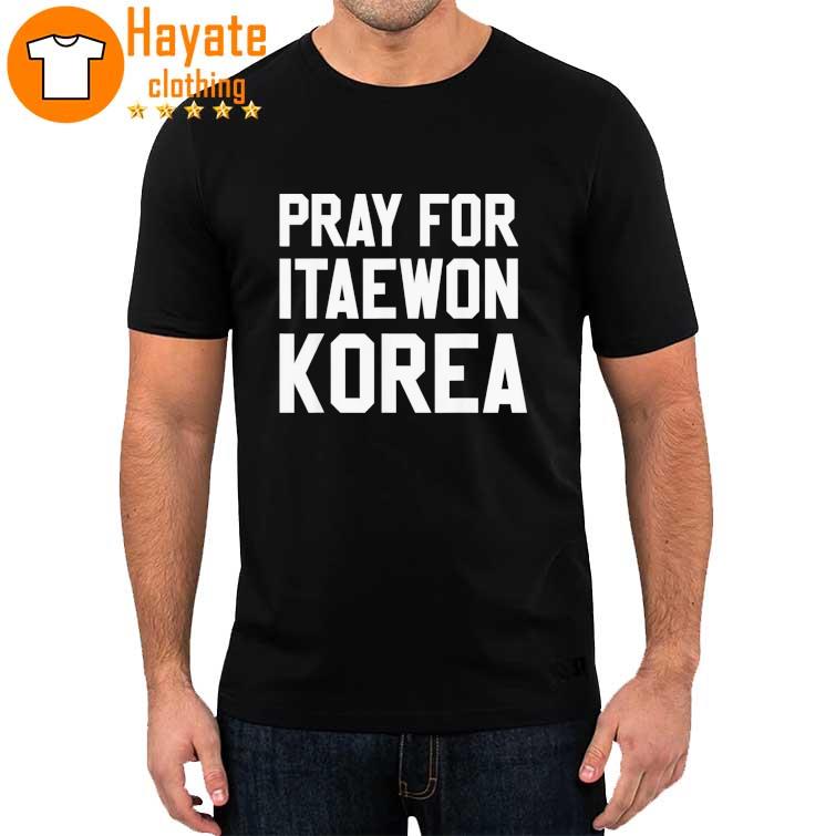 Official Pray For Korea Itaewon Strong Horror Halloween 2022 Shirt