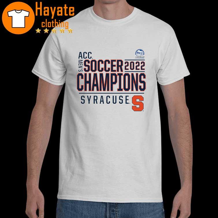 ACC Men's Soccer 022 Champions Syracuse shirt
