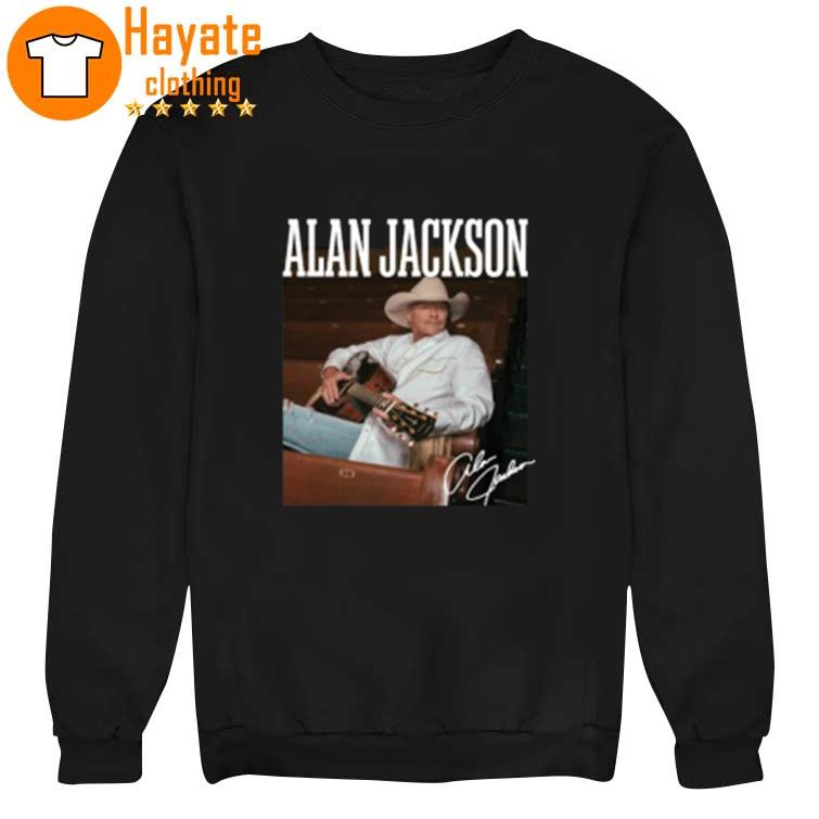 Alan Jackson Alan Jackson Face signature Shirt sweater