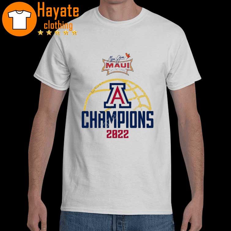 Arizona Basketball Maui Hoops Championship Game Shirt