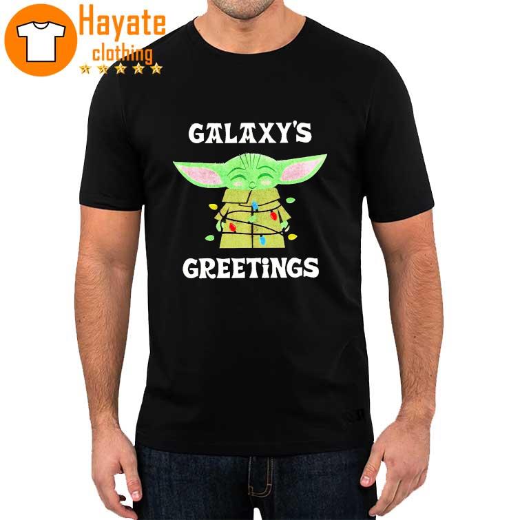 Baby Yoda Star Wars Galaxy's Greetings Christmas 2022 shirt