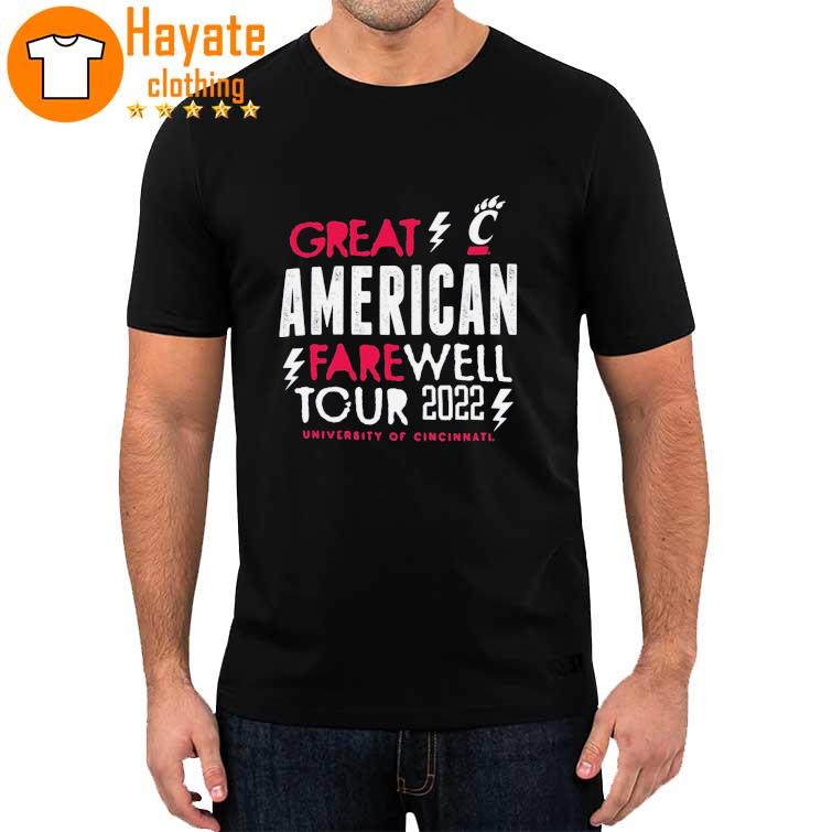 Cincinnati Bearcats Great American Farewell Tour 2022 shirt