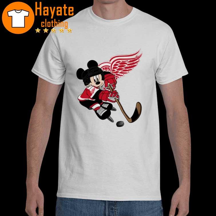 Detroit Red Wings Hockey Fan Mickey Shirt