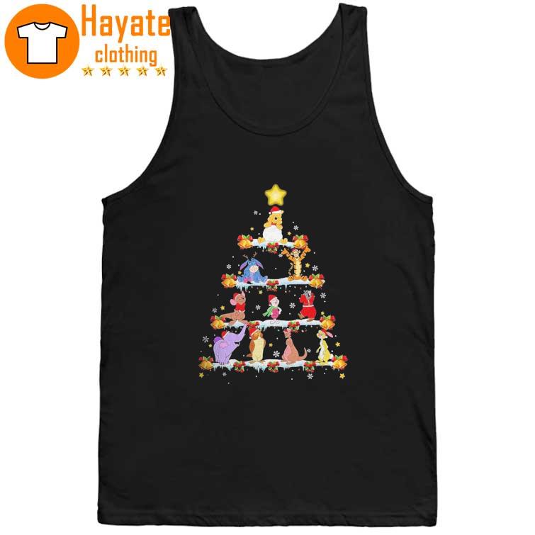 Disney Winnie The Pooh Christmas Tree Shirt tank top