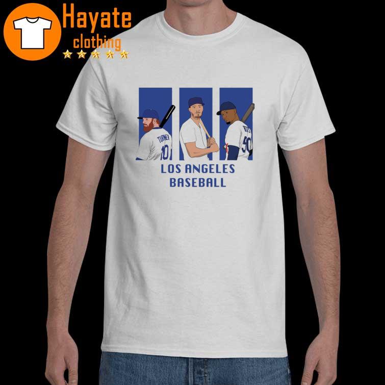 Dodgers The Blue Design Mookie Betts T-Shirt