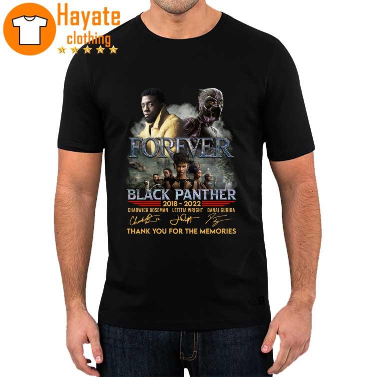Forever Black Panther 2018-2022 thank You for the memories issangrues shirt