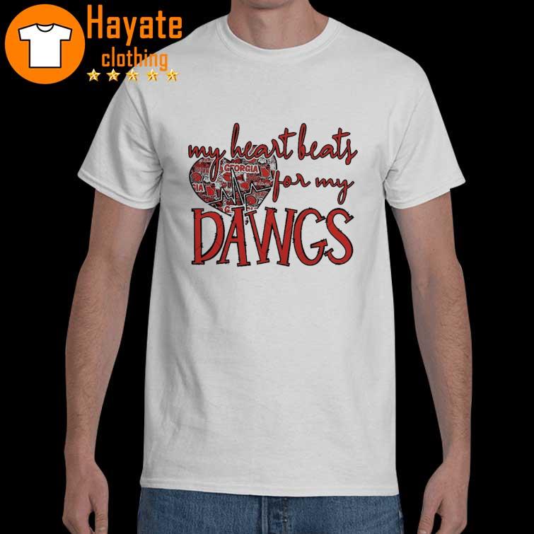 Georgia Bulldogs My heart hears for my Dawgs shirt