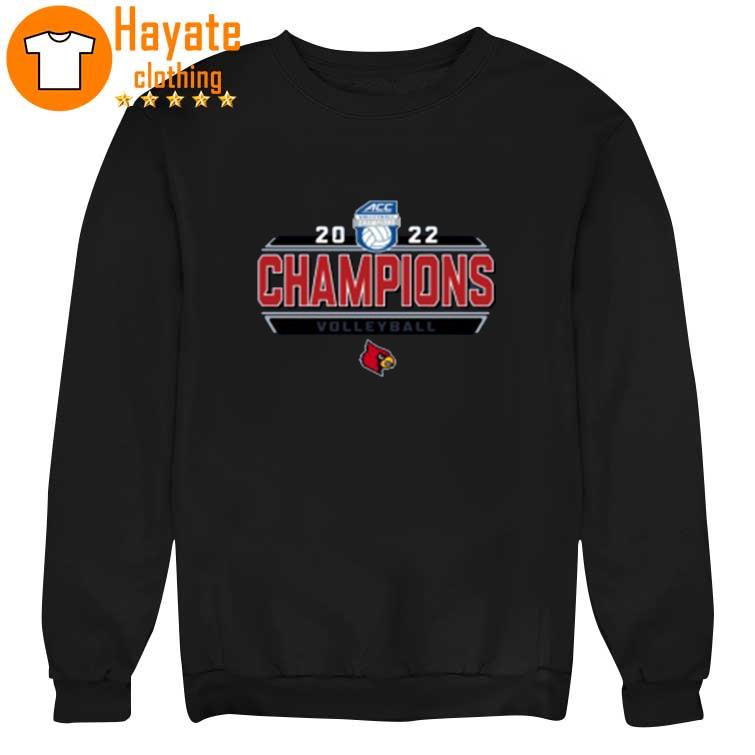 NCAA Red Louisville Cardinals 2022 ACC Volleyball Regular Season Champions Shirt sweater