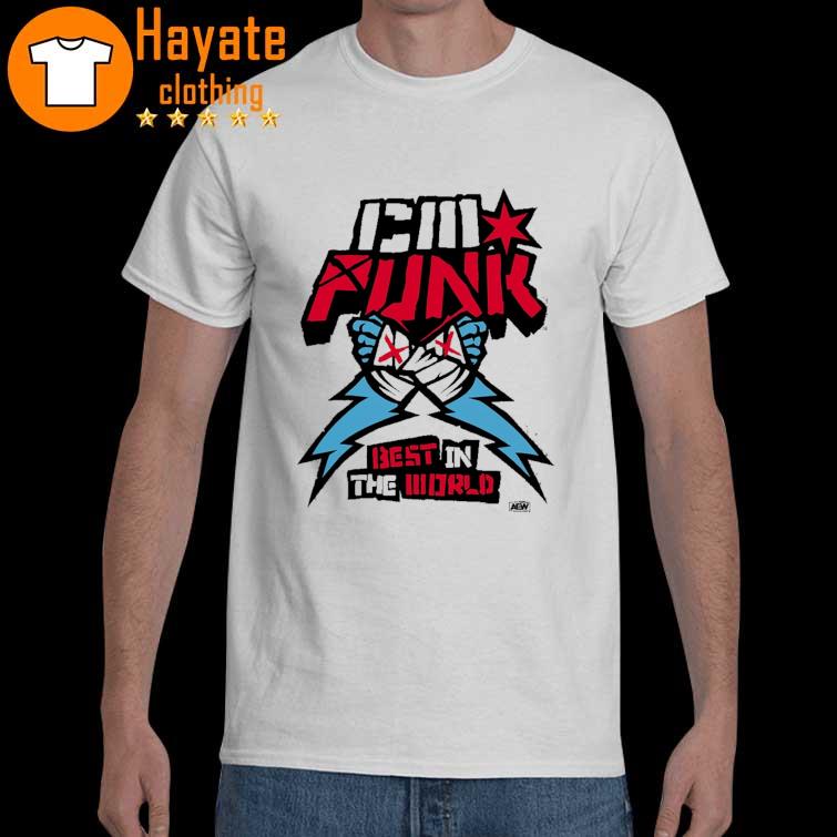 Official Cm Punk Best In The World Supercharged Ringer shirt
