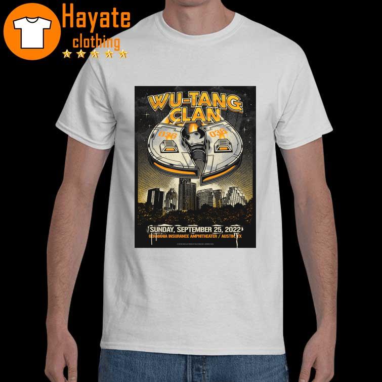 Official Wu Tang Clan Austin September 25 2022 Shirt