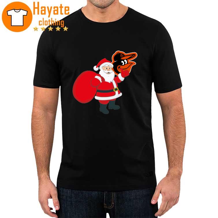 Santa Claus Baltimore Orioles MLB Christmas 2022 shirt