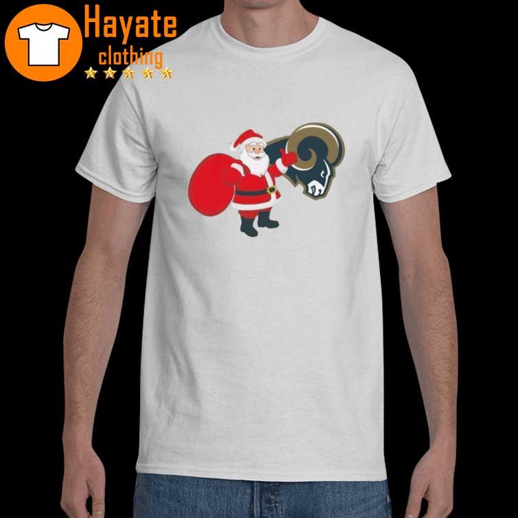 Santa Claus Los Angeles Rams NFL Christmas 2022 shirt