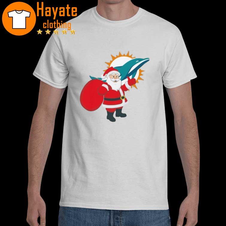 Santa Claus Miami Dolphins NFL Christmas 2022 shirt