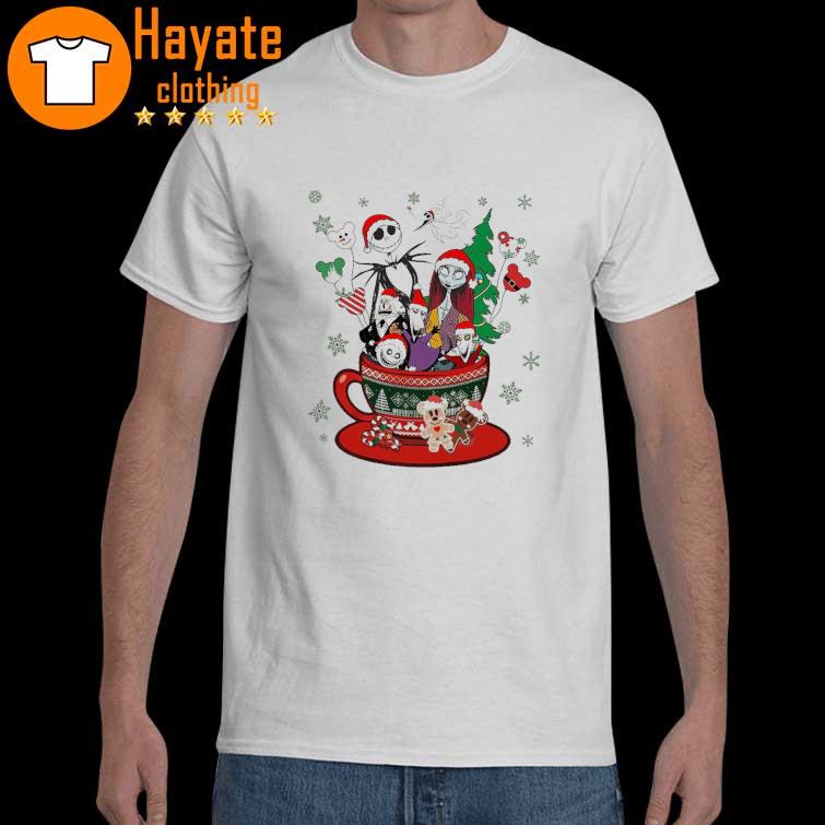 Santa Jack Skellington Sally Friend Disney Nightmare Before Christmas Shirt