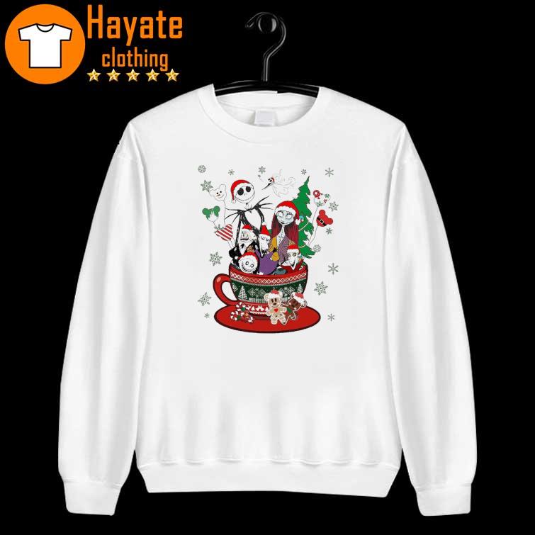 Santa Jack Skellington Sally Friend Disney Nightmare Before Christmas Shirt sweater