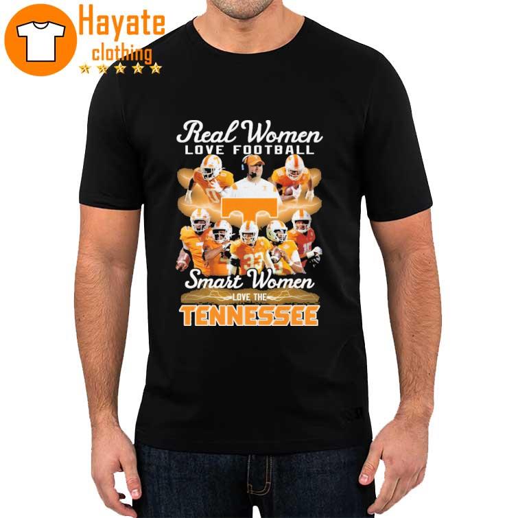 Top Tennessee Volunteers real women love Football Smart Women love the Tennessee 2022 shirt