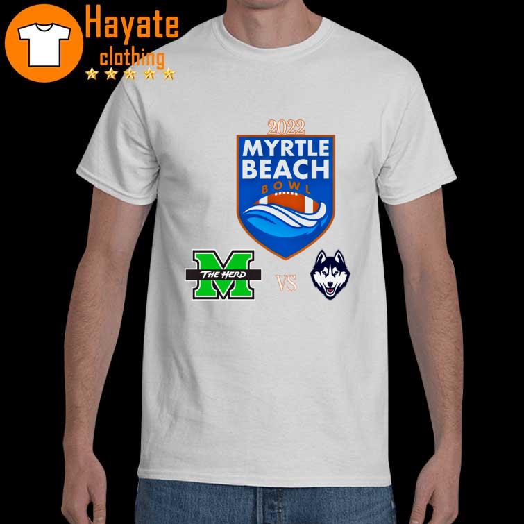 2022 Myrtle Beach Bowl Marshall Thundering Herd vs Husky Uconn shirt