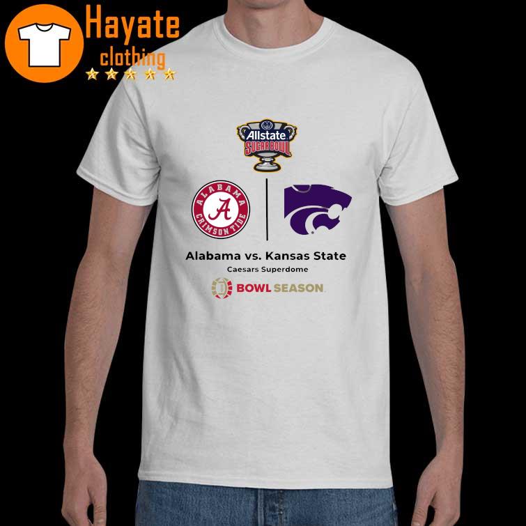 Allstate Sugar Bowl Alabama vs Kansas State Caesars Superdome shirt