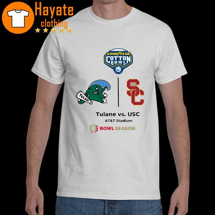 Goodyear Cotton Bowl Tulane vs USA AT&T Stadium shirt