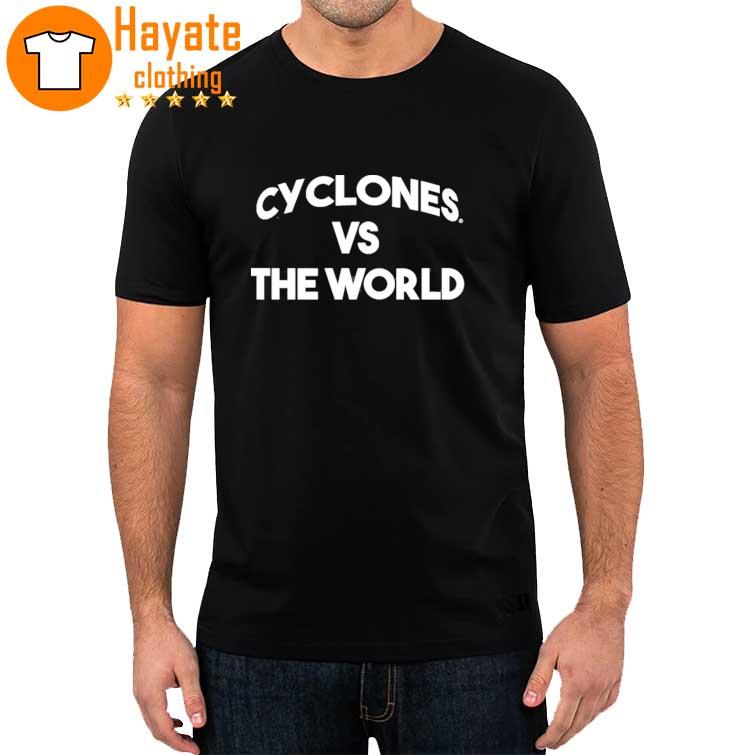Official c Cyclones Vs The World T Shirt Cyclonefanatic shirt
