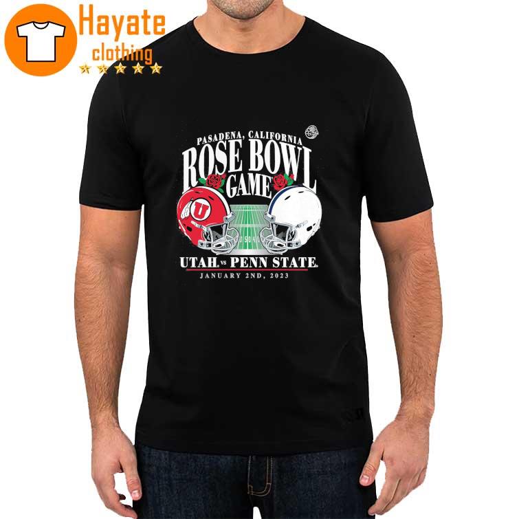 Penn State Nittany Lions vs. Utah Utes Fanatics Branded 2023 Rose Bowl Matchup Old School T-Shirt