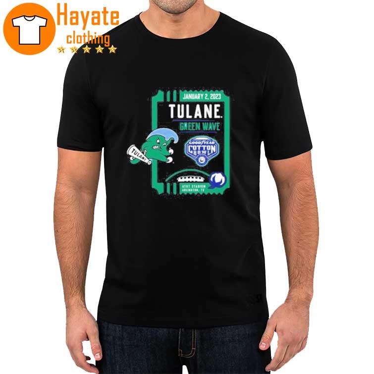 Tulane Green Wave 2023 Goodyear Cotton Bowl Arlington T-Shirt