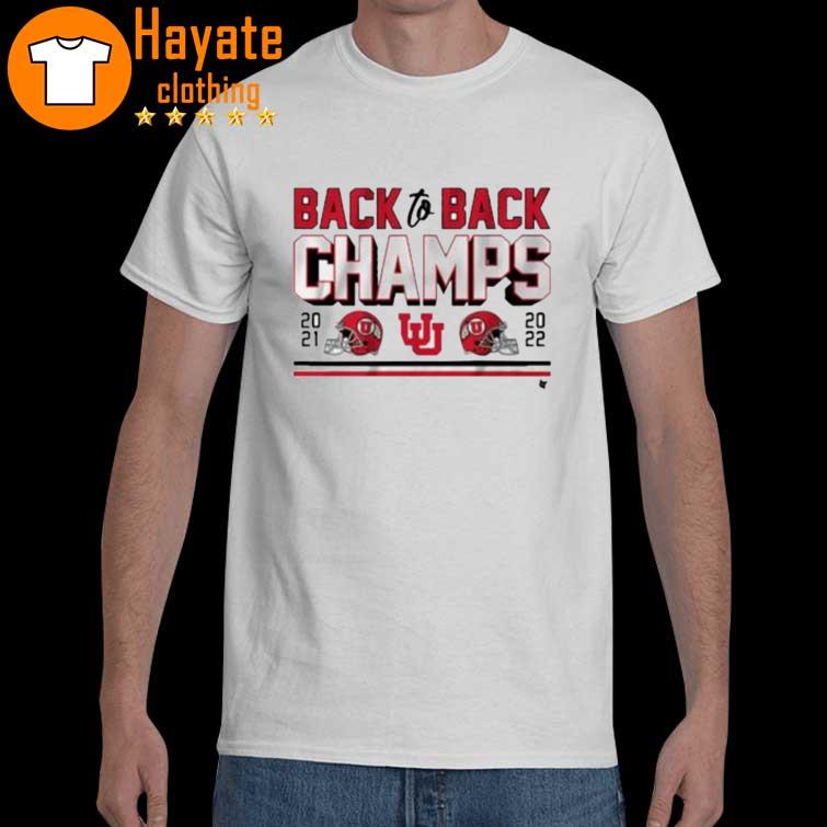 Utah Football Back-To-Back Champs Shirt