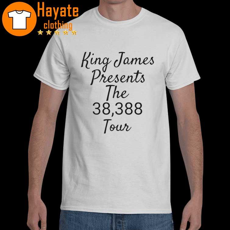 King James Presents the 38,388 Tour shirt