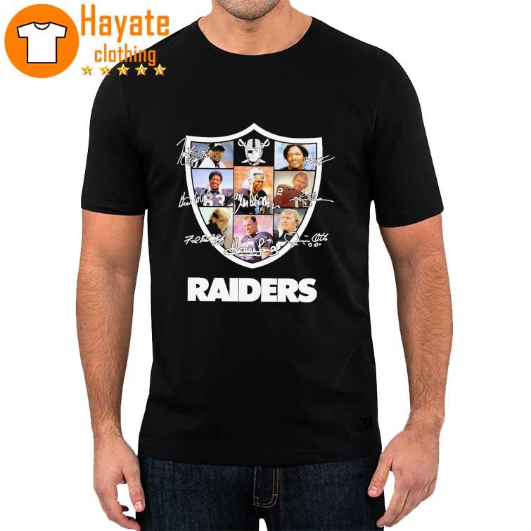 Los Angeles Raiders Team Players signatures 2023 shirt