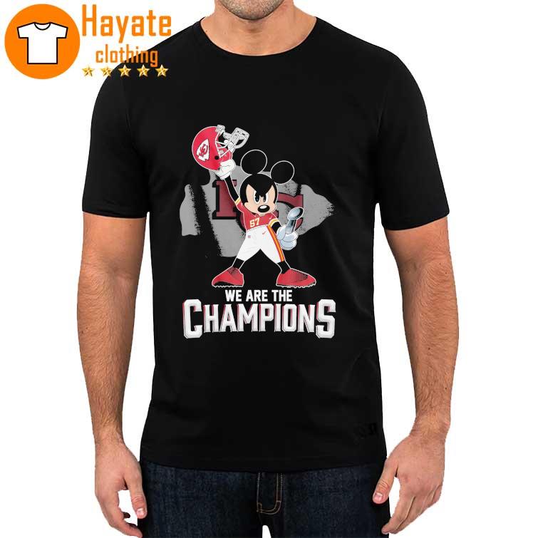 Mickey Mouse We are the Champions Kansas City Chiefs 2023 shirt