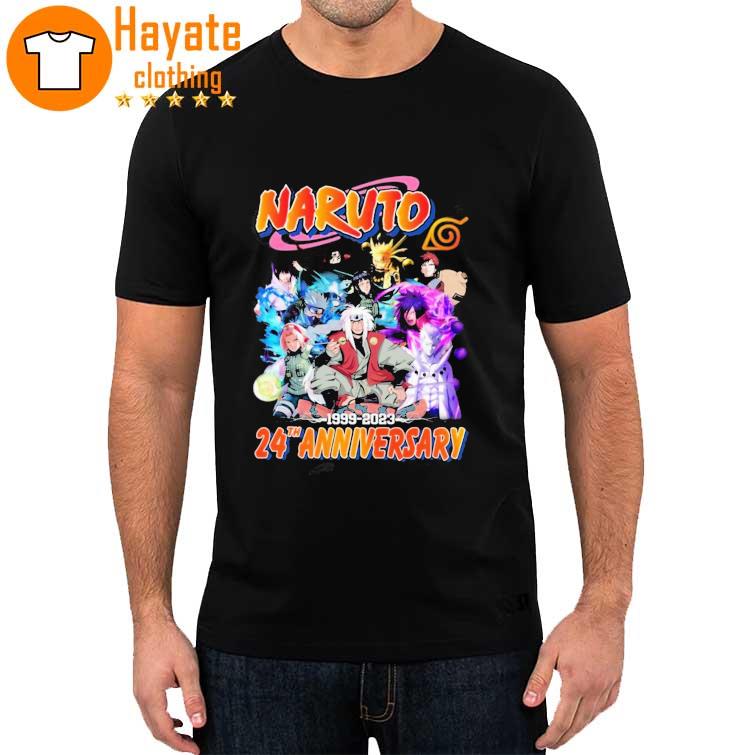 Official Naruto 1999-2023 24th Anniversary shirt