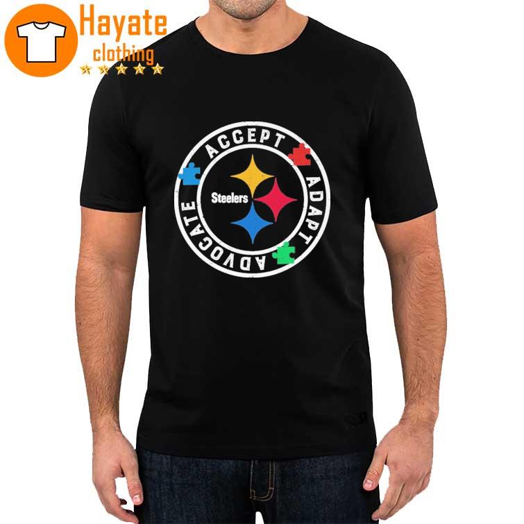 Pittsburgh Steelers Autism Accept Adapt Advocate 2023 shirt