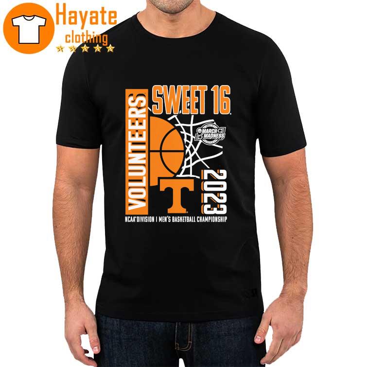 The Team Sports Tennessee Volunteers Sweet 16 March Madness 2023 shirt