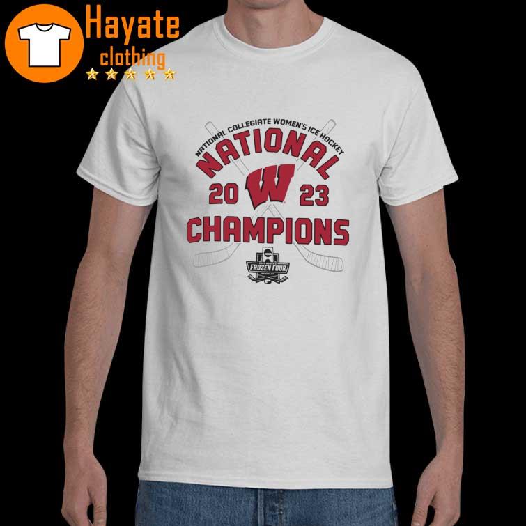 Wisconsin Badgers 2023 Champions Frozen Four t-shirt