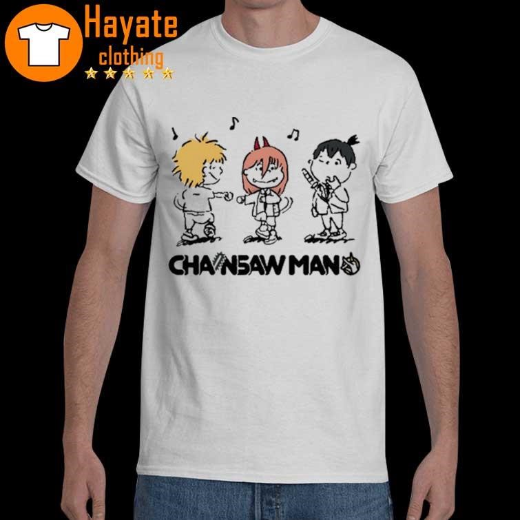 Chainsaw Man X Peanuts Illustration 2023 shirt